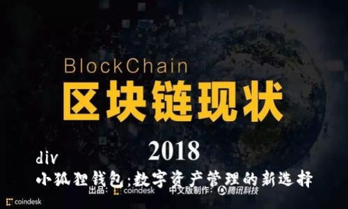 div
小狐狸钱包：数字资产管理的新选择