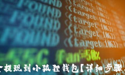 
如何将资金提现到小狐狸钱包？详细步骤与注意事项