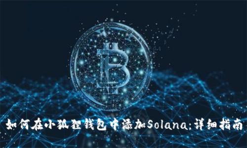 如何在小狐狸钱包中添加Solana：详细指南