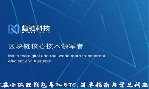 
如何在小狐狸钱包导入BTC：简单指南与常见问题解答